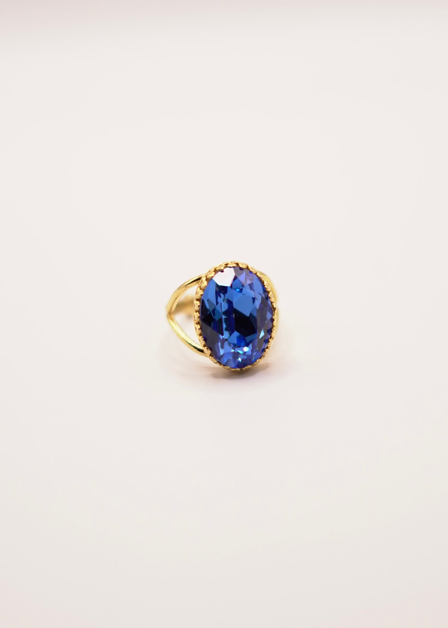 BAGUE ALEXANDRE BLEU CENDRILLON