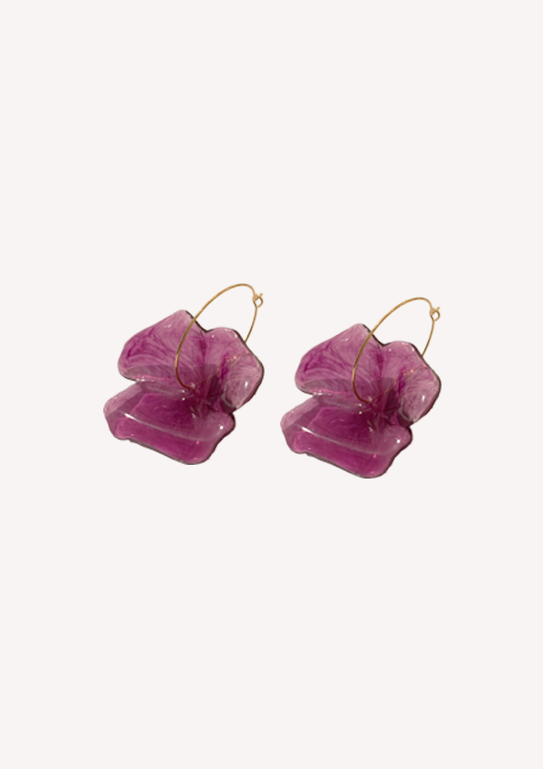BOUCLES D'OREILLES EUGÈNE LILAS