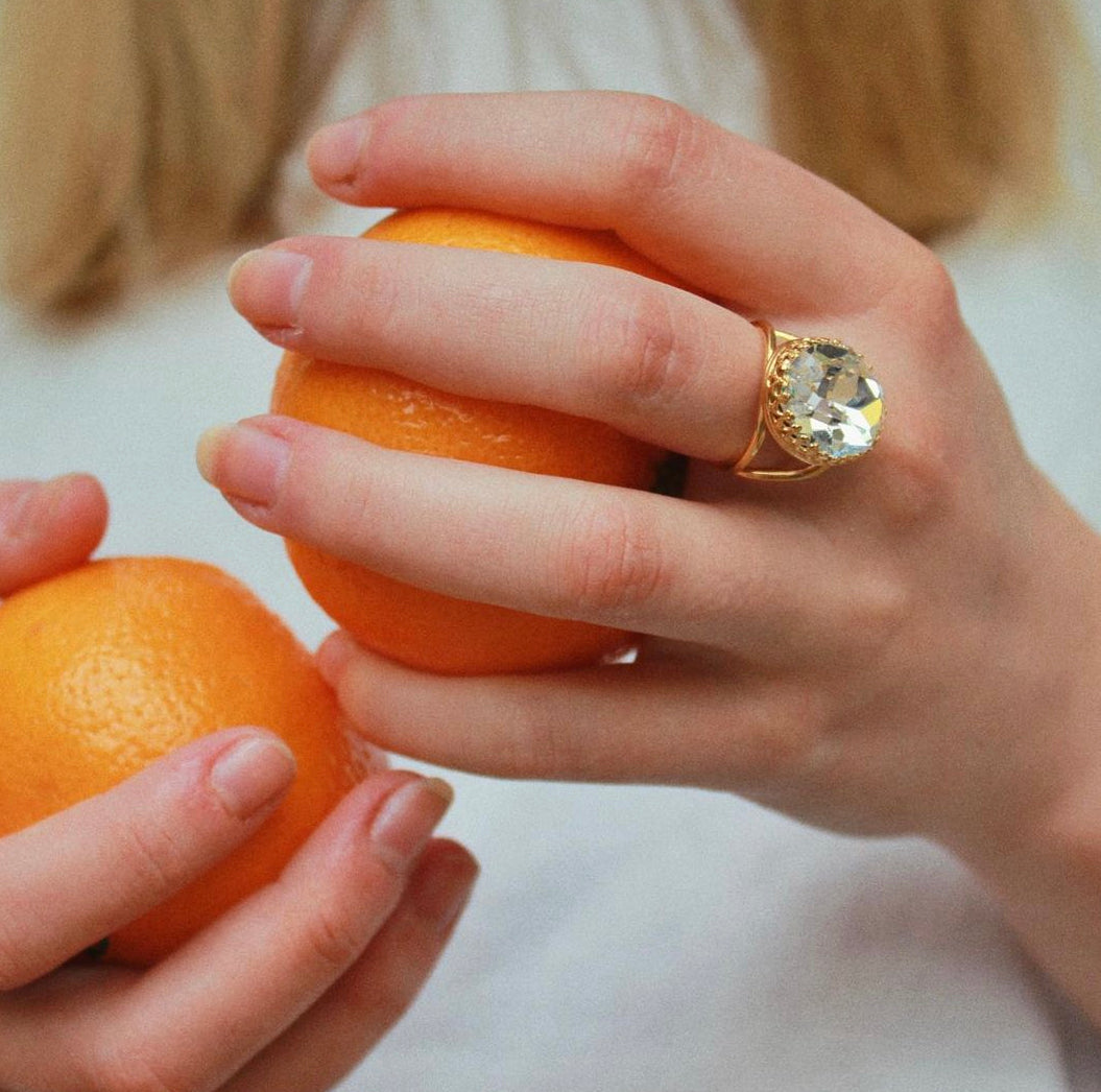 BAGUE ALEXANDRE OPALE BLANCHE