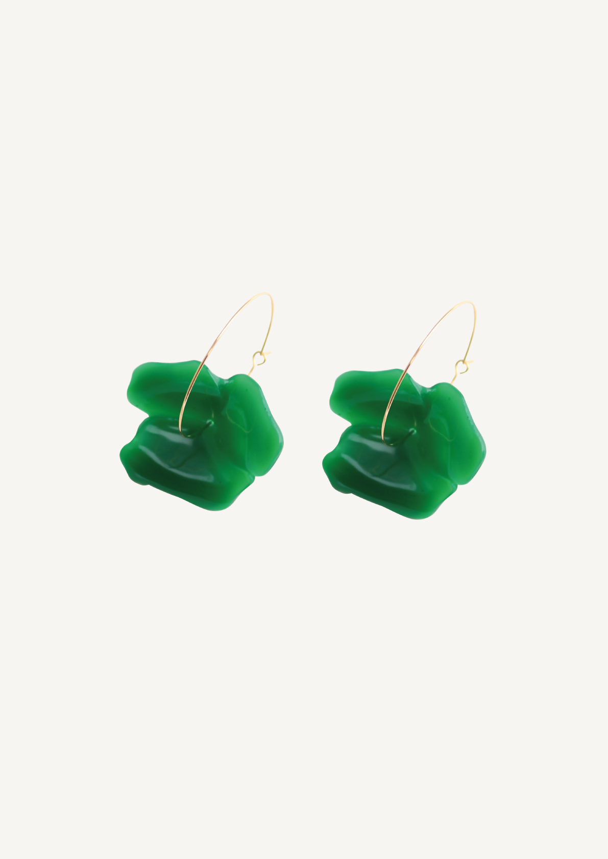 BOUCLES D'OREILLES EUGÈNE ÉMERAUDE