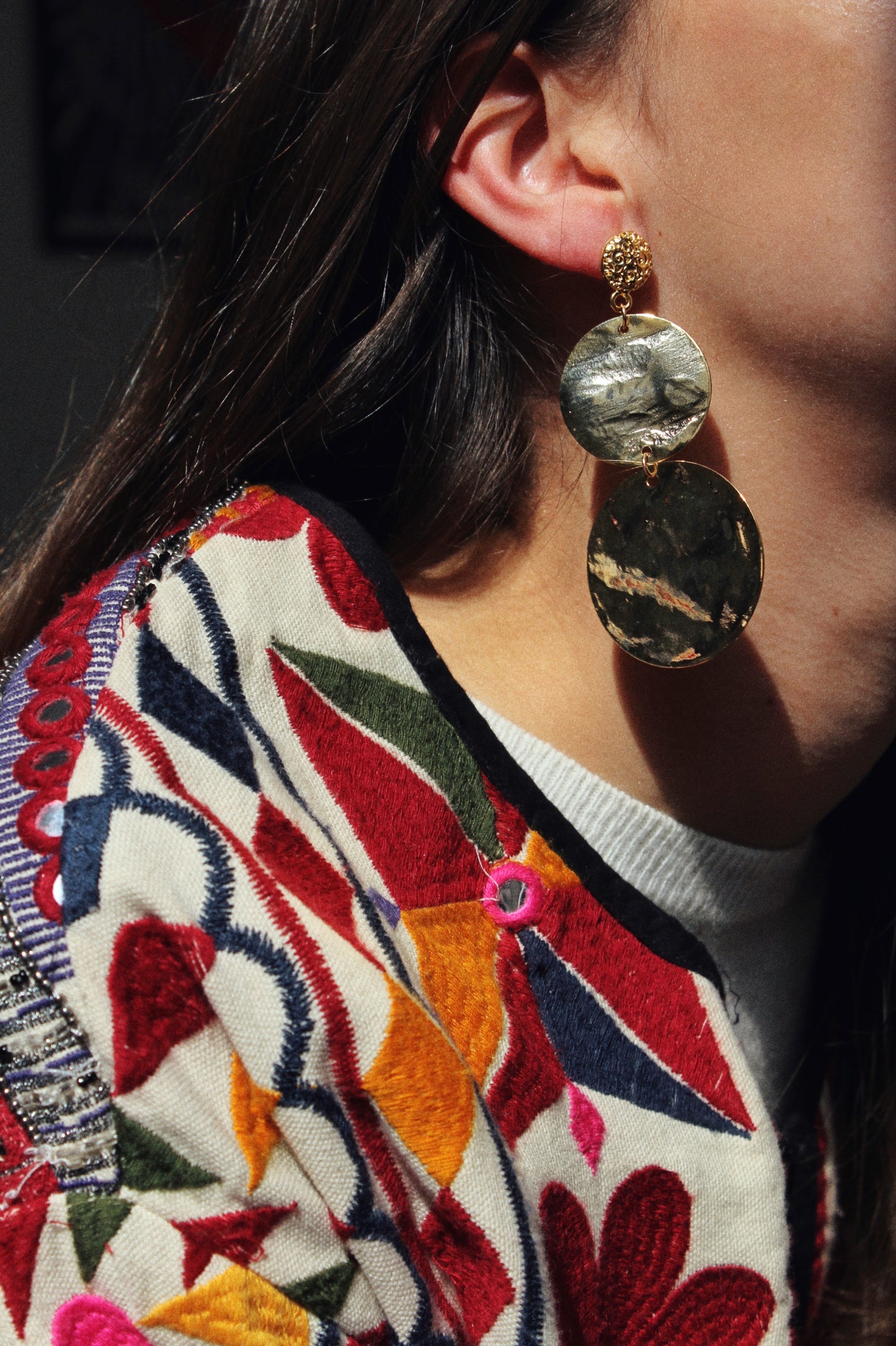 Boucles d'oreilles Léon