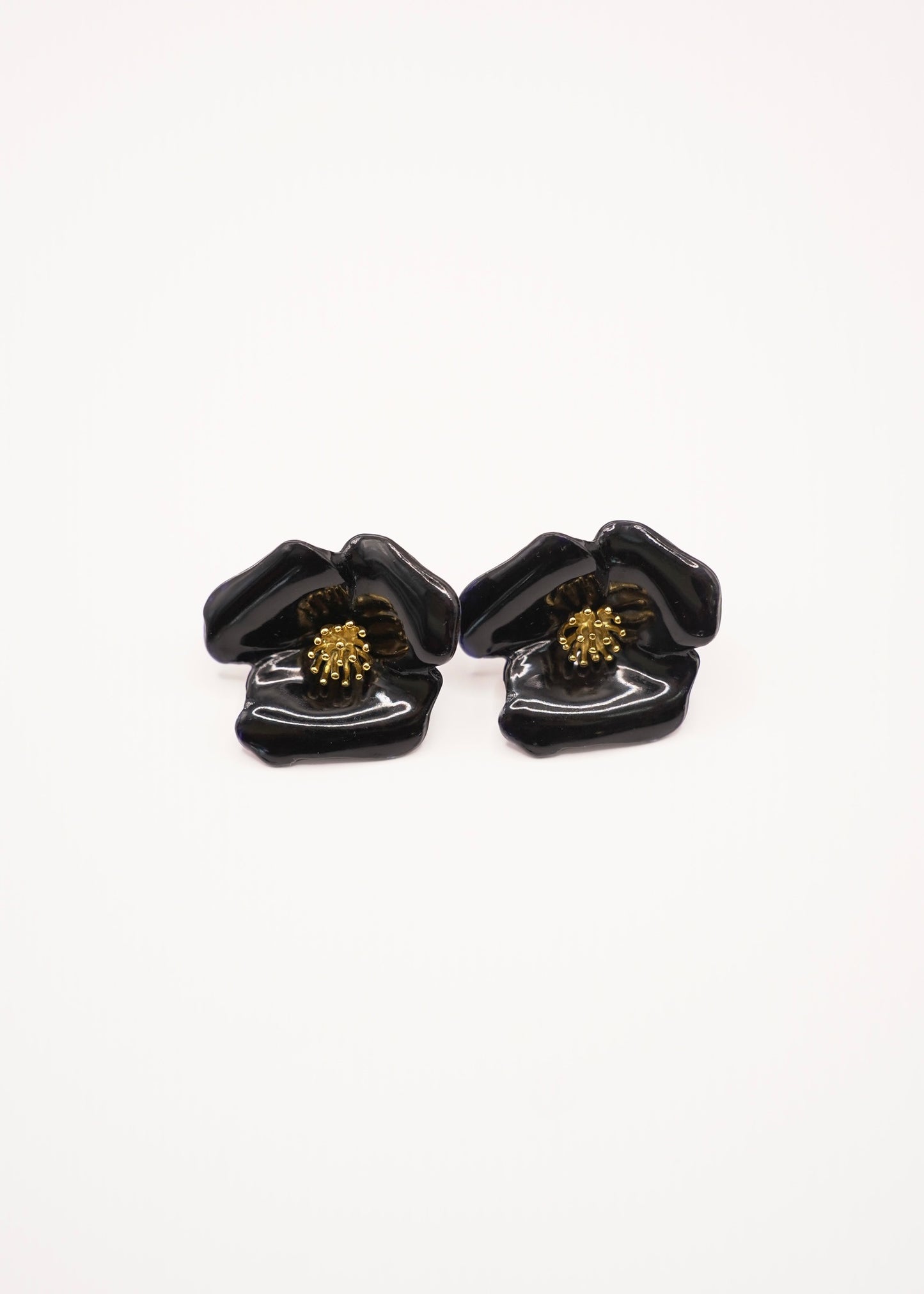 BOUCLES D'OREILLES EUGÈNE NOIRES